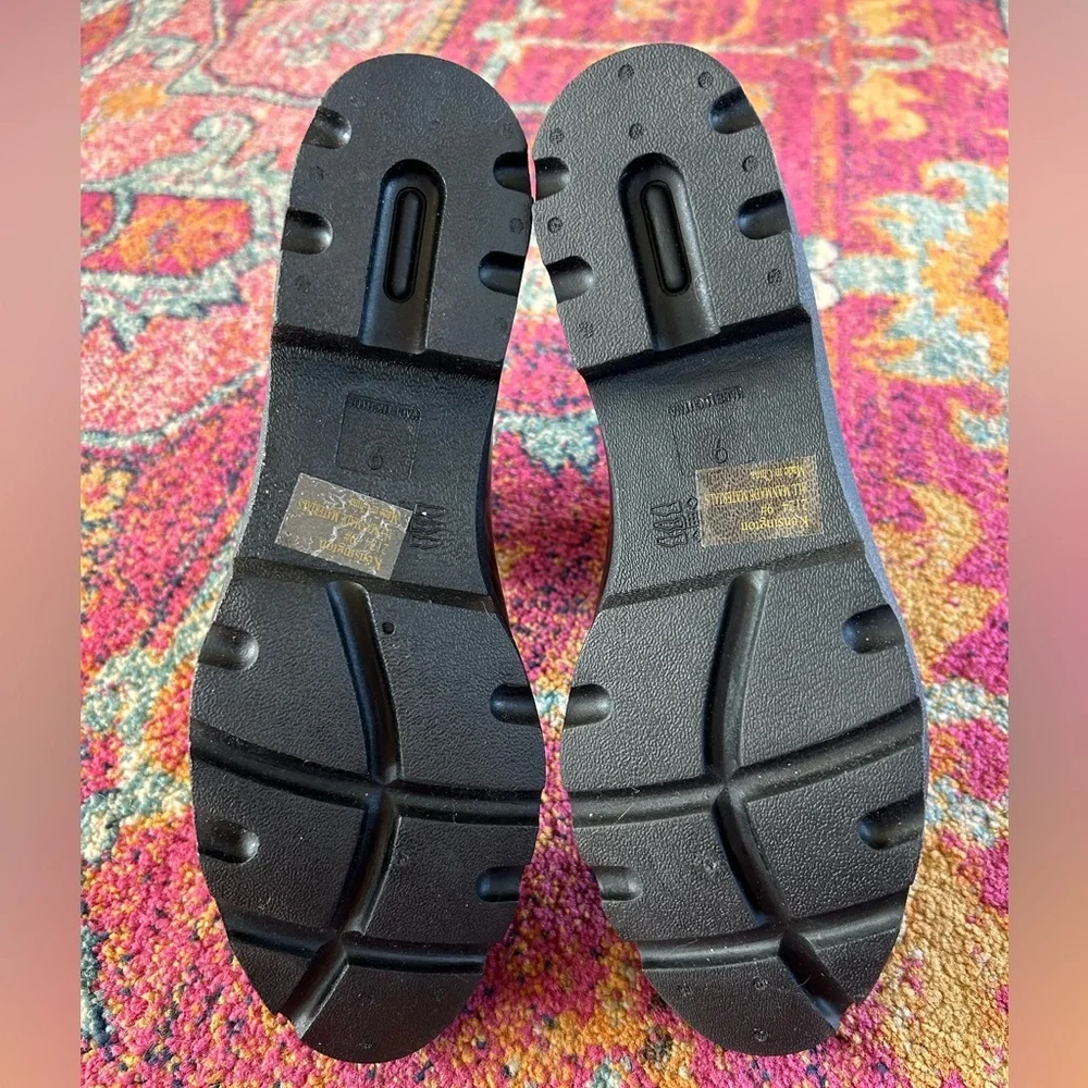 NWT Kensington | Women’s black/tan leopard print Ocean + Coast rain boot, size 9